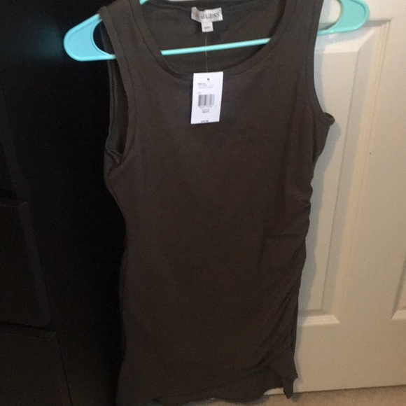 Guess abelone midi dress in olive XS - Picture 4 of 4